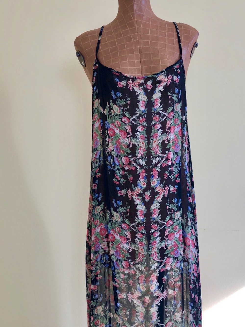 NWT Floral Print Maxi Dress MED